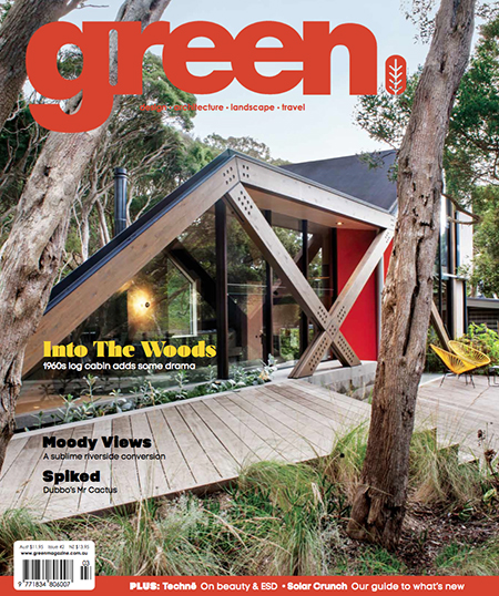 Green Magazine Cover